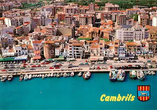 AK / Ansichtskarte Cambrils_Costa_Dorada_ES El Puerto Fliegeraufnahme 
