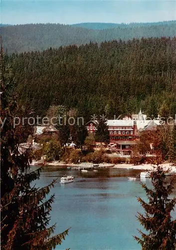AK / Ansichtskarte Titisee Neustadt Treschers Schwarzwaldhotel am See Titisee Neustadt