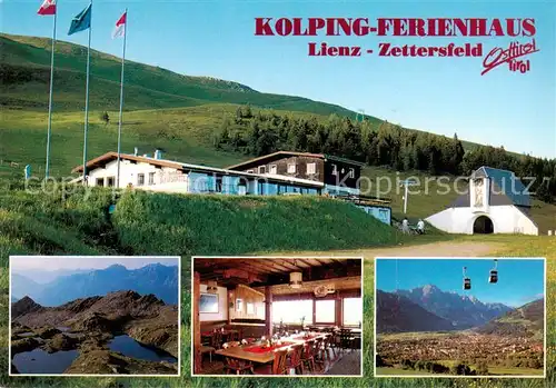 AK / Ansichtskarte  Lienz__Tirol Kolping Ferienhaus am Zettersfeld Landschaftspanorama Alpen 