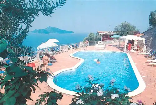 AK / Ansichtskarte  Massa_Lubrense_Sorrento_IT Ristorante Hotel Bellavista Swimming Pool 