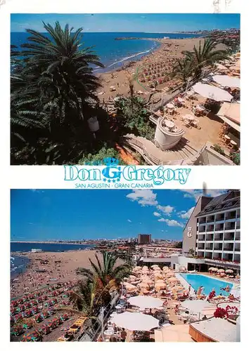 AK / Ansichtskarte San_Agustin_Gran_Canaria Hotel Don Gregory Strand Swimming Pool San_Agustin_Gran_Canaria