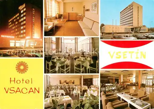 AK / Ansichtskarte Vsetin_Wsetin_CZ Hotel Vsacan Restaurant 