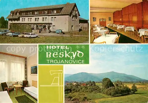 AK / Ansichtskarte Trojanovice Hotel Beskyd Landschaftspanorama Trojanovice