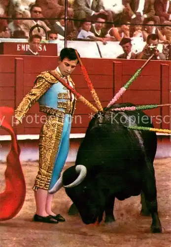 AK / Ansichtskarte  Stierkampf_Corrida_de_Toros_Bullfight Recuerdo de Espana 