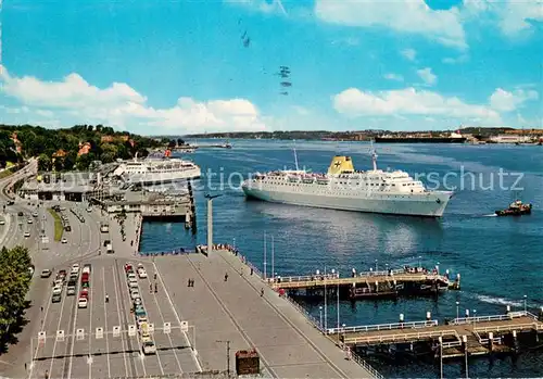 AK / Ansichtskarte 73837159 Dampfer_Oceanliner Kiel am Oslo Kai 