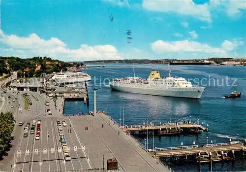 AK / Ansichtskarte  Dampfer_Oceanliner Kiel am Oslo Kai 