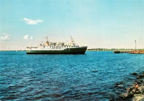 AK / Ansichtskarte  Dampfer_Oceanliner MF Langeland Bagenkop 