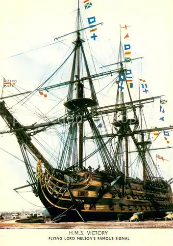 AK / Ansichtskarte 73837170 Segelschiffe HMS Victory  