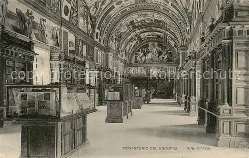 AK / Ansichtskarte 73837193 Bibliothek_Library Monasterio del Escorial Bibliothek Library