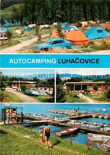 AK / Ansichtskarte  Luhacovice_CZ Autocamping Interhotely Alexandria Bootsliegeplatz 