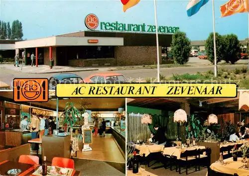 AK / Ansichtskarte 73837277 Zevenaar AC Restaurant Zevenaar Gastraeume Zevenaar