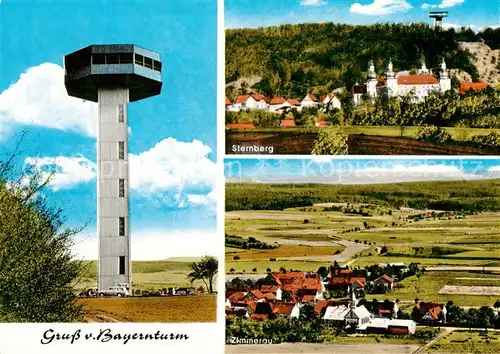AK / Ansichtskarte 73837285 Zimmerau_Sternberg Bayernturm Panorama Sternberg Zimmerau Zimmerau_Sternberg