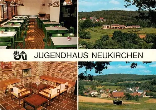 AK / Ansichtskarte  Neukirchen_Lautertal Jugendbildungsstaette des ev luth Dkanats Coburg Gastraeume Panorama Neukirchen_Lautertal