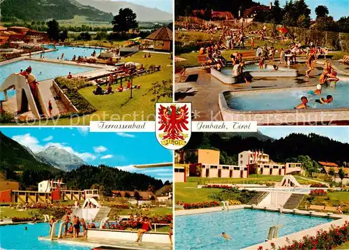 AK / Ansichtskarte 73837295 Jenbach_Tirol_AT Terrassenbad Teilansichten 