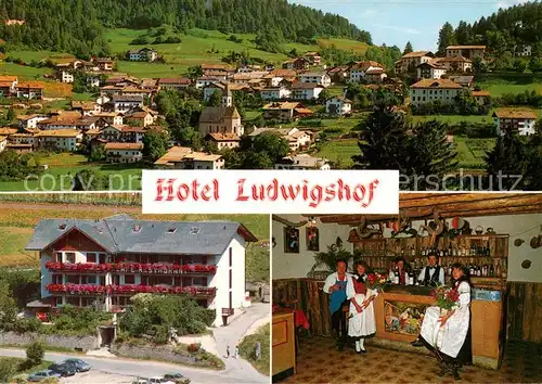 AK / Ansichtskarte 73837302 Truden_Trodena_Suedtirol_IT Panorama Hotel Ludwigshof Torggelekeller Gaststube 