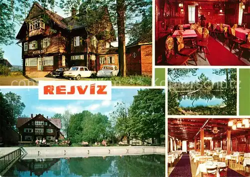 AK / Ansichtskarte  Rejviz-Jeseniky_CZ Zotavovna ROH Noskova chata Gastraeume Freibad 