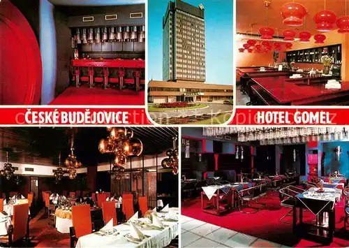 AK / Ansichtskarte  Ceske_Budejovice_Budweis_CZ Hotel Gomel Gastraeume 