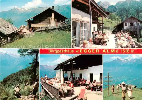 AK / Ansichtskarte 73837318 Meran_Merano_IT Schennaberg Berggasthaus Egger Alm Sonnenterrasse Panorama 