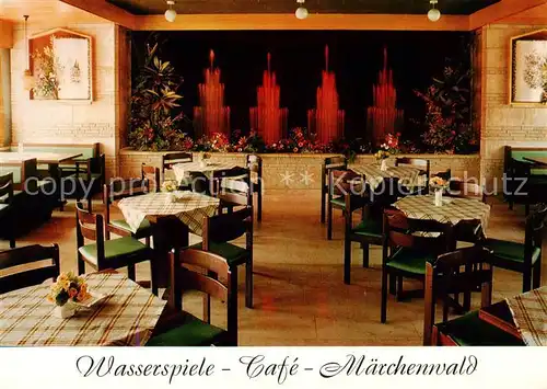 AK / Ansichtskarte  Sambachshof Wasserspiele Cafe Maerchenwald mit tanzenden Fontaenen Sambachshof