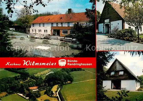 AK / Ansichtskarte 73837325 Randringhausen_Bad Kurhaus Wilmsmeier Fliegeraufnahme Teilansichten Randringhausen_Bad