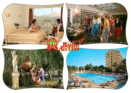 AK / Ansichtskarte 73837337 Alcudia_Mallorca_ES Hotel Bahia de Alcudia Zimmer Park Pool Rezeption 