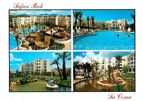 AK / Ansichtskarte 73837340 Sa_Coma_Mallorca_ES Aparthotel Safari Park Teilansichten 