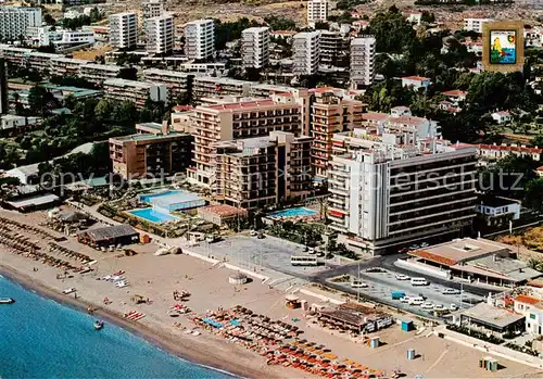 AK / Ansichtskarte  Torremolinos_ES Playa de Carihuela Fliegeraufnahme 