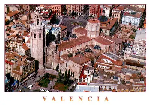 AK / Ansichtskarte 73837361 Valencia__Valenciana_ES Fliegeraufnahme 
