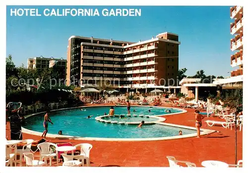 AK / Ansichtskarte  Salou_Tarragona_Costa_Dorada_ES Hotel California Garden Pool 