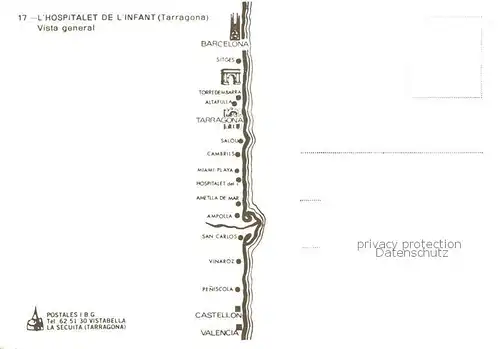 AK / Ansichtskarte 73837381 Tarragona_ES Hospitalet de lInfant Fliegeraufnahme 