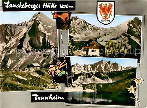 AK / Ansichtskarte 73837384 Tannheim_Tirol_AT Sandsberger Huette Details 