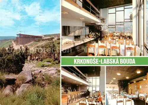 AK / Ansichtskarte 73837400 Krkonose_CZ Labska Bouda moderni horsky hotel Gastraeume 