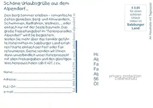 AK / Ansichtskarte  St_Johann_Pongau Hotel Alpendorf Unterkofler Panorama St_Johann_Pongau