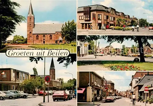 AK / Ansichtskarte 73837445 Beilen_NL Kirche mit Orts und Teilansichten 