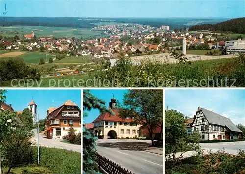 AK / Ansichtskarte  Tumlingen Panorama Edeka Markt Schwarz Fachwerkhaus Tumlingen