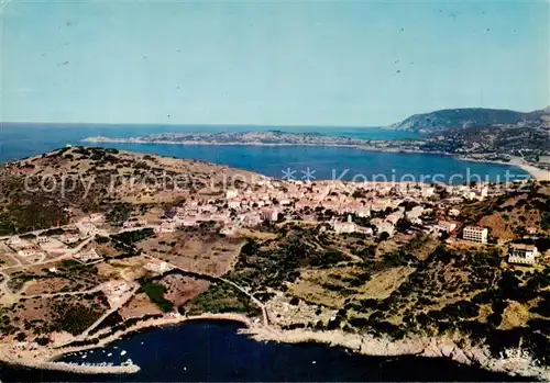 AK / Ansichtskarte  Cargese_2A_Corse-du-Sud Vue aerienne de la ville sur le Golfe de Pero 