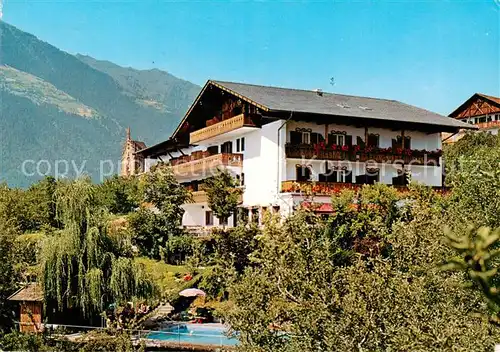 AK / Ansichtskarte 73837512 Schenna_Meran_Trentino_IT Hotel Pension Tyrol 