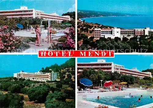 AK / Ansichtskarte 73837517 Halkidiki_Chalkidiki_Greece Hotel Mendi Schwimmbad Panorama 