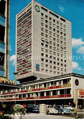 AK / Ansichtskarte  Muenchen Hotel Deutscher Kaiser Muenchen