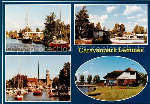 AK / Ansichtskarte 73837525 Lemmer_NL Caravanpark Lemmer Bootshaven Restaurant 