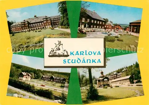 AK / Ansichtskarte  Karlova_Studanka_Karlsbrunn_Schlesien_CZ Teilansichten 