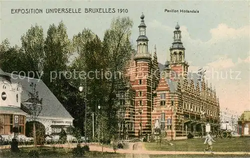 AK / Ansichtskarte Exposition_Universelle_Bruxelles_1910 Pavillon Hollandais 