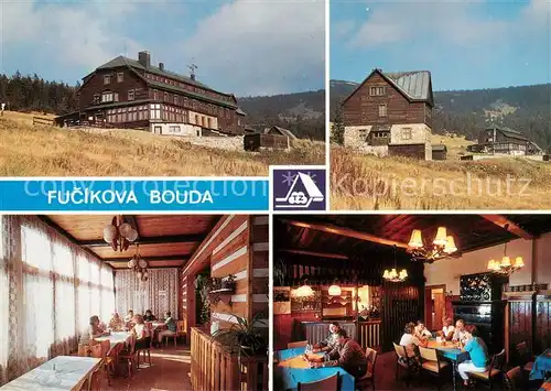 AK / Ansichtskarte Krkonose_CZ Telovychovna zarizeni Ceske organizace CSTV Turisticka chata Julia Fucika Spindleruv Mlyn 