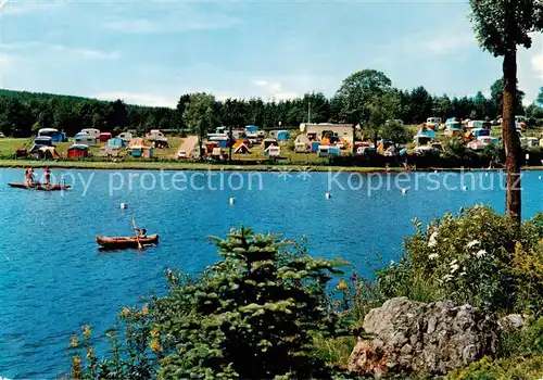 AK / Ansichtskarte Robertville_Belgie Camping et lac 