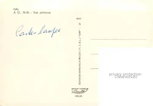 AK / Ansichtskarte Hal_Belgie Vue aerienne 