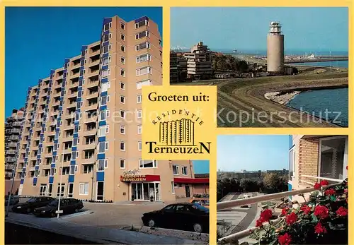 AK / Ansichtskarte Terneuzen Residentie Terneuzen Leuchtturm Terneuzen