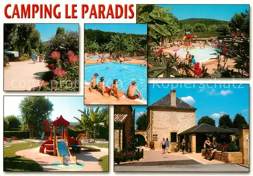 AK / Ansichtskarte Saint Leon sur Vezere Camping Le Paradis Pools Spielplatz Restaurant Saint Leon sur Vezere