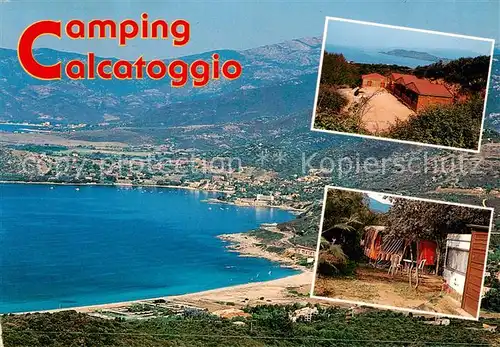 AK / Ansichtskarte Calcatoggio_2A_Corse du Sud Vue aerienne Camping Calcatoggio  
