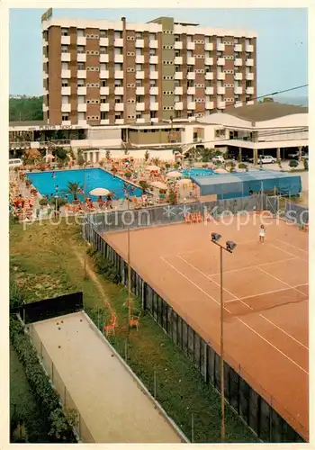 AK / Ansichtskarte Rimini_IT Hotel Punta Nord Tennisplatz 