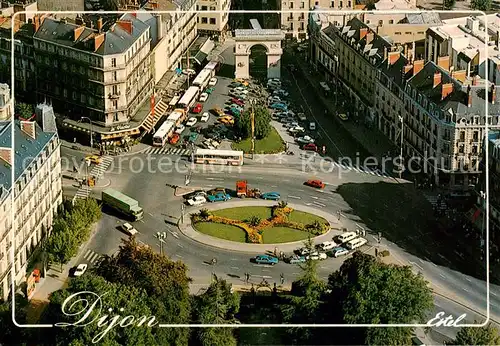 AK / Ansichtskarte Dijon_21_Cote d_Or Vue aerienne de la place Darcy et de la porte Guillaume 